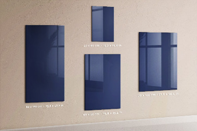 Lavagna magnetica da parete colore blu navy