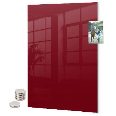 Lavagna magnetica da parete Colore bordeaux