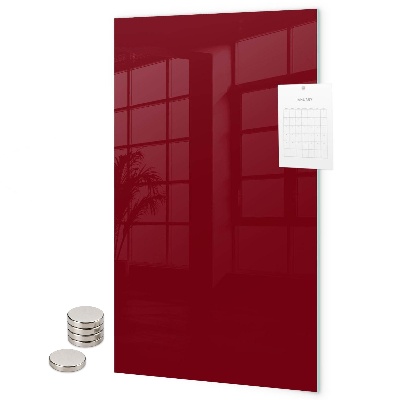 Lavagna magnetica da parete Colore bordeaux
