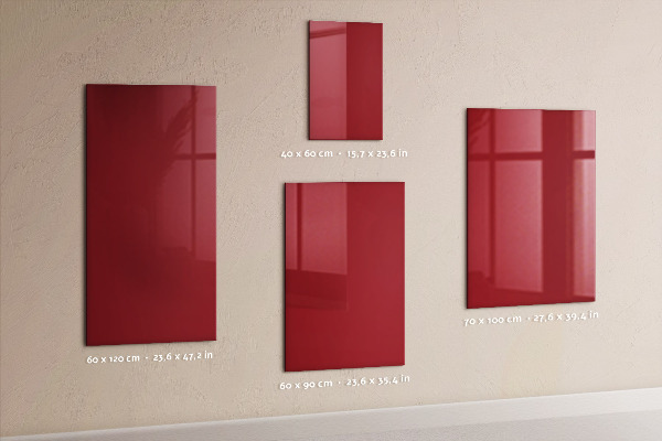 Pittura lavagna magnetica Colore rosso