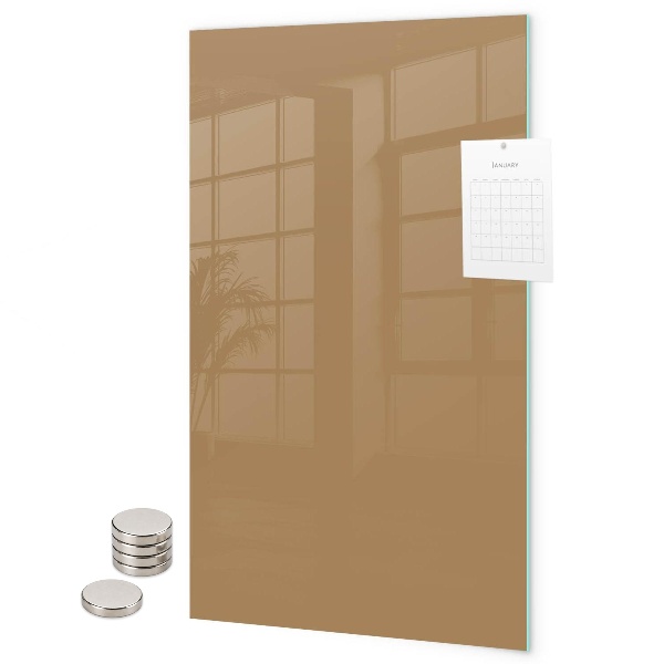 Lavagna magnetica da parete Colore beige scuro