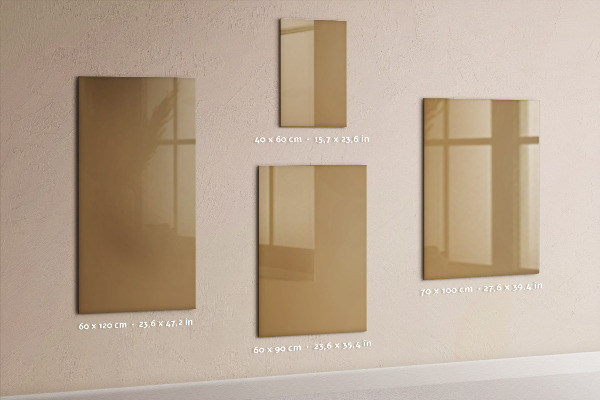 Lavagna magnetica da parete Colore beige scuro