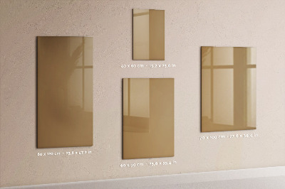 Lavagna magnetica da parete Colore beige scuro