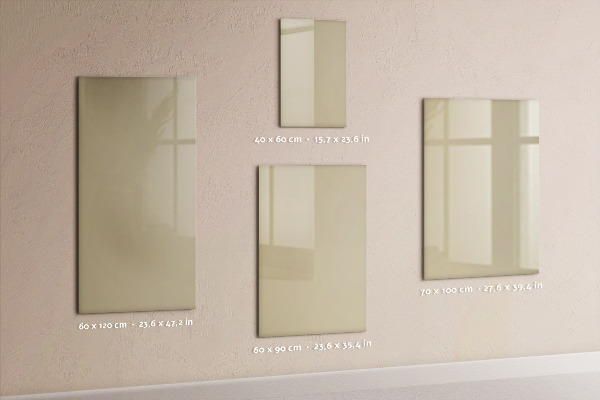Lavagna magnetica da parete Colore beige