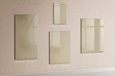 Lavagna magnetica da parete Colore beige