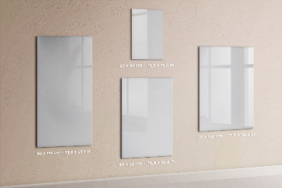 Lavagna magnetica da parete Colore: bianco scuro