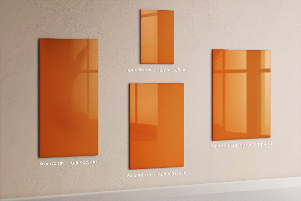 Pittura lavagna magnetica Colore arancione