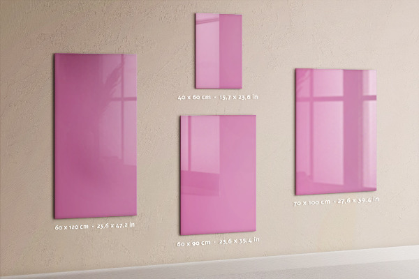 Lavagna magnetica da parete Rosa
