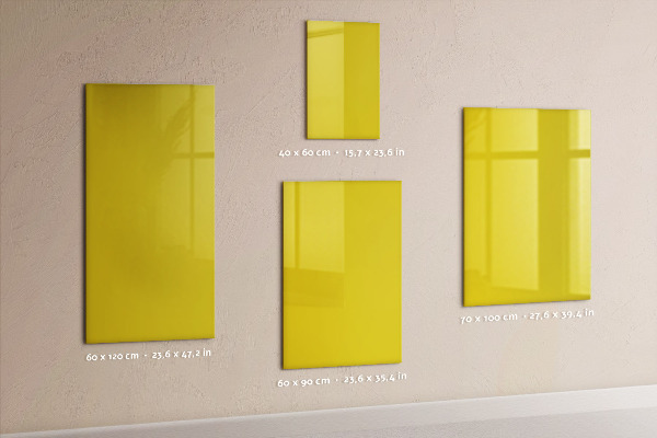Pittura lavagna magnetica Colore giallo chiaro