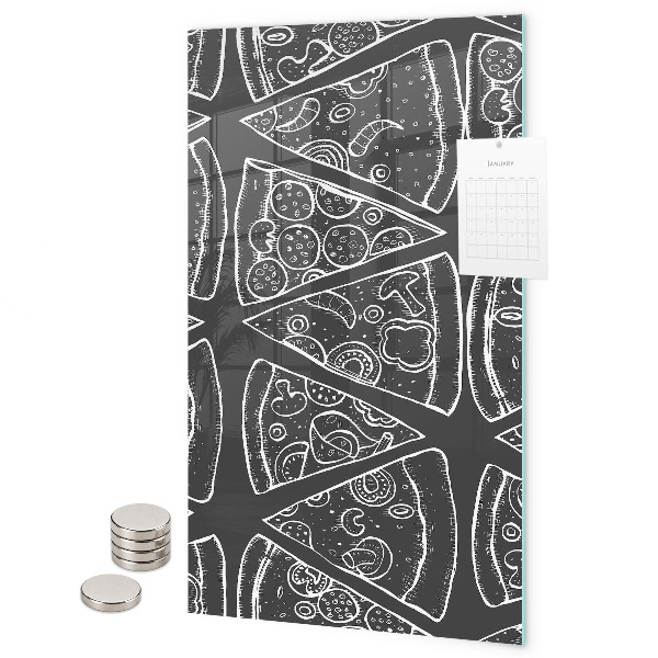 Lavagna magnetica da parete Pizza italiana