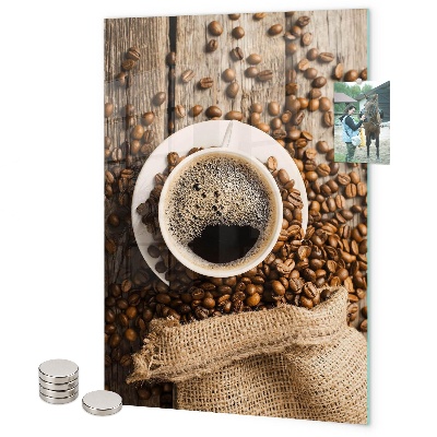 Pittura lavagna magnetica chicchi di caffè