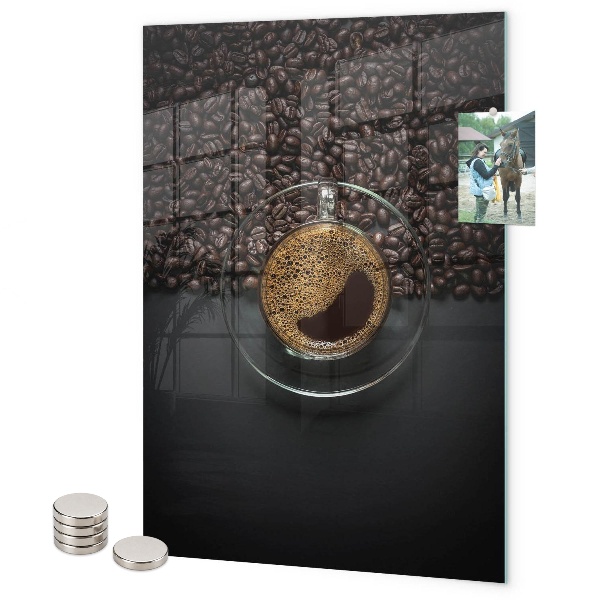 Pittura lavagna magnetica Caffè e semi