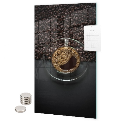 Pittura lavagna magnetica Caffè e semi