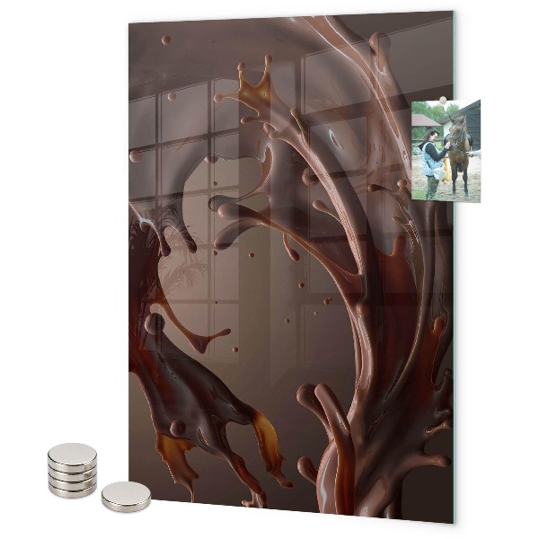 Pittura lavagna magnetica Cioccolato rovesciato