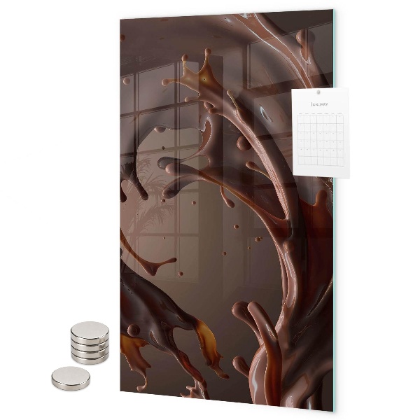 Pittura lavagna magnetica Cioccolato rovesciato