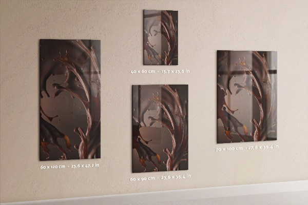 Pittura lavagna magnetica Cioccolato rovesciato