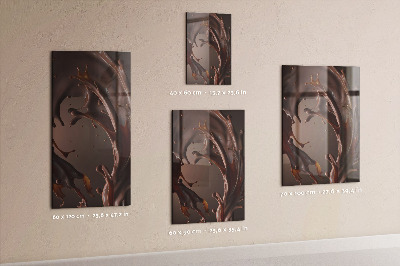 Pittura lavagna magnetica Cioccolato rovesciato