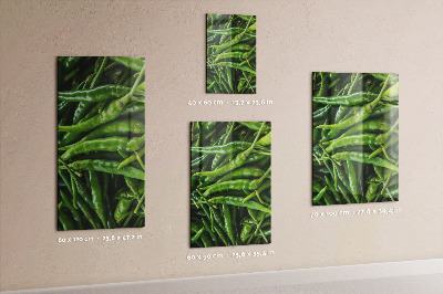 Pittura lavagna magnetica Peperone verde