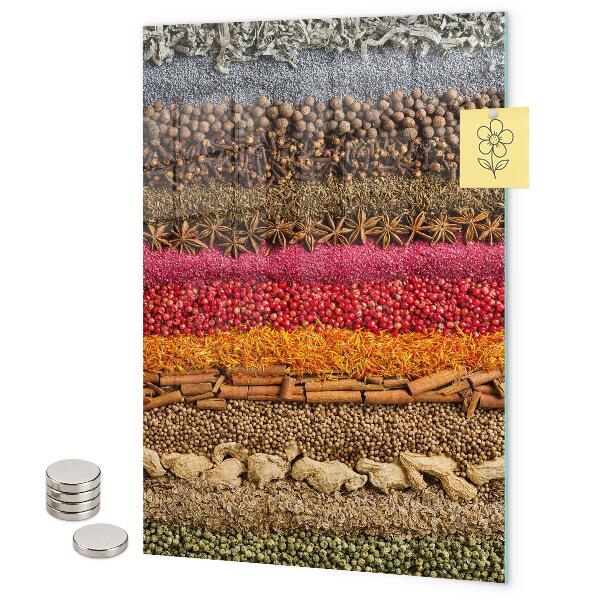 Pittura lavagna magnetica Spezie aromatiche