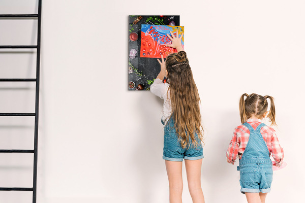 Pittura lavagna magnetica Tabella dei sapori