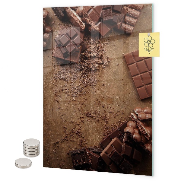 Pittura lavagna magnetica cubetti di cioccolato