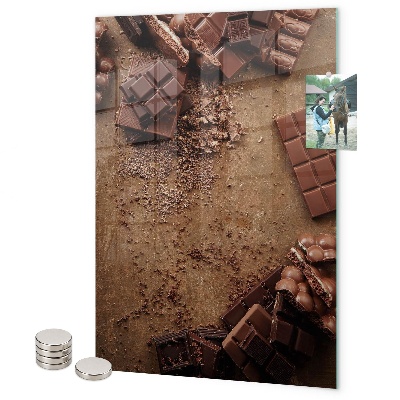 Pittura lavagna magnetica cubetti di cioccolato
