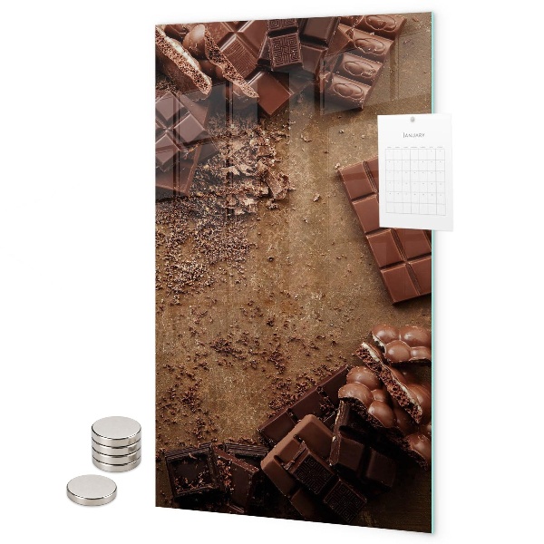 Pittura lavagna magnetica cubetti di cioccolato