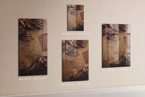Pittura lavagna magnetica cubetti di cioccolato