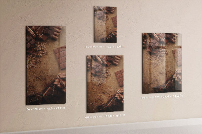 Pittura lavagna magnetica cubetti di cioccolato