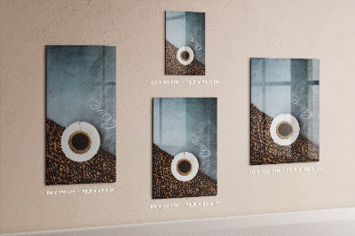 Lavagna magnetica da parete Una tazza di caffè