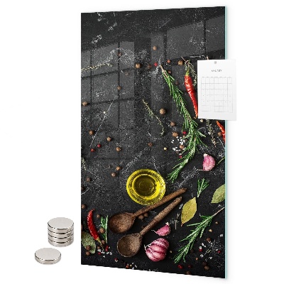 Pittura lavagna magnetica Composizione di spezie