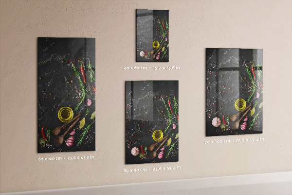 Pittura lavagna magnetica Composizione di spezie