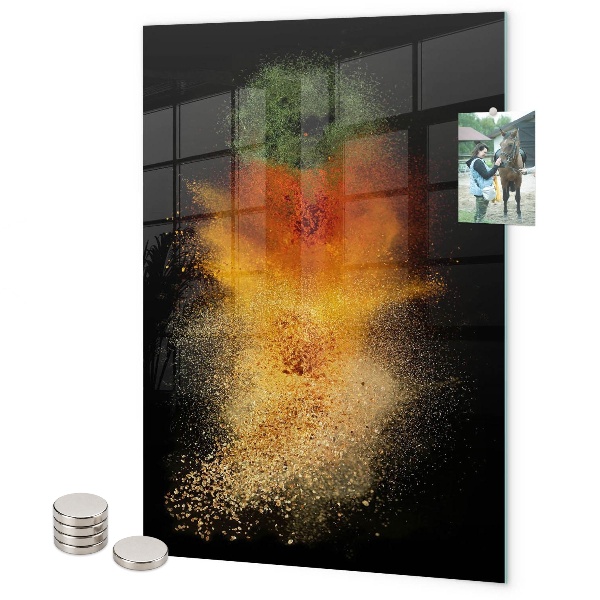 Lavagna magnetica da parete Spezie rovesciate