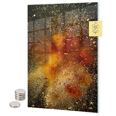 Pittura lavagna magnetica Un'esplosione di sapore