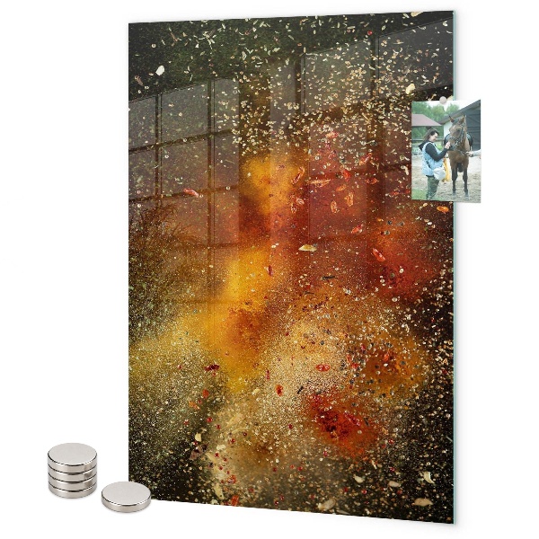 Pittura lavagna magnetica Un'esplosione di sapore