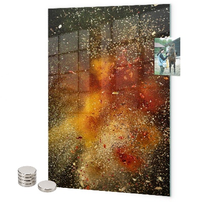 Pittura lavagna magnetica Un'esplosione di sapore