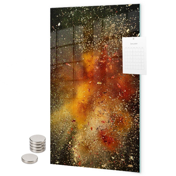 Pittura lavagna magnetica Un'esplosione di sapore
