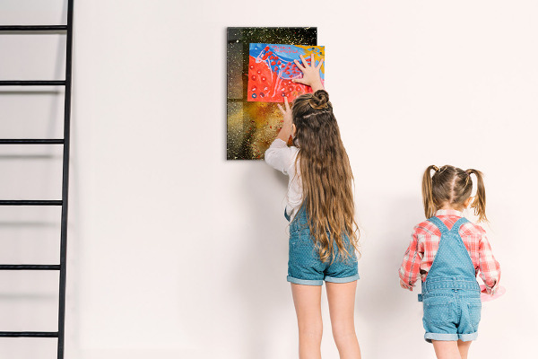 Pittura lavagna magnetica Un'esplosione di sapore