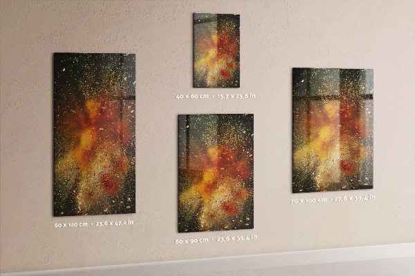 Pittura lavagna magnetica Un'esplosione di sapore