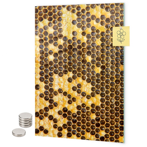 Lavagna magnetica da parete Nido d'ape