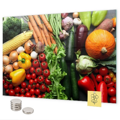 Lavagna magnetica per calamite Verdure fresche