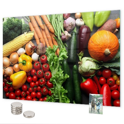 Lavagna magnetica per calamite Verdure fresche