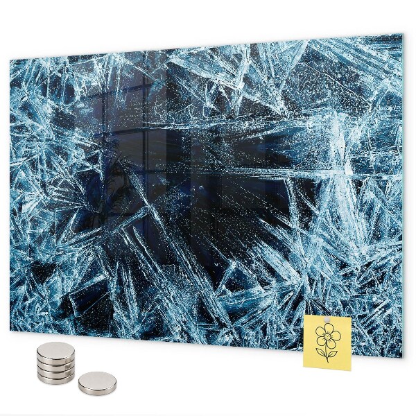 Lavagna magnetica per calamite Parete ghiacciata