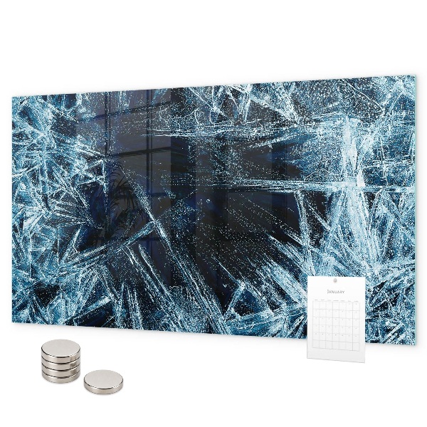 Lavagna magnetica per calamite Parete ghiacciata