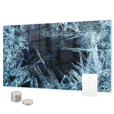 Lavagna magnetica per calamite Parete ghiacciata