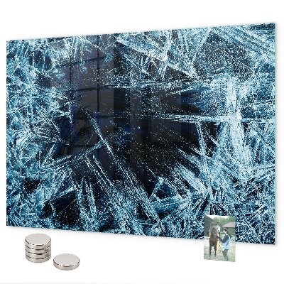 Lavagna magnetica per calamite Parete ghiacciata