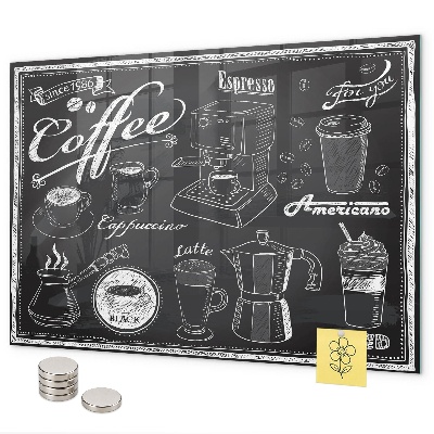 Lavagna magnetica Macchine da caffè