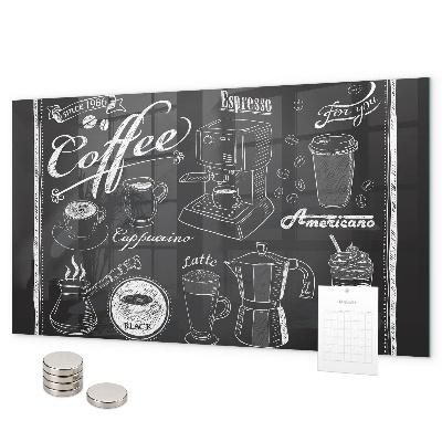 Lavagna magnetica Macchine da caffè