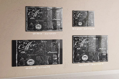 Lavagna magnetica Macchine da caffè