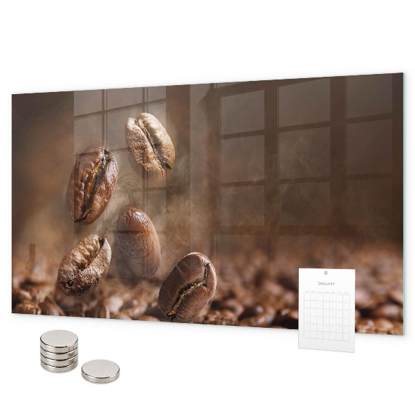 Lavagna magnetica per calamite chicchi di caffè